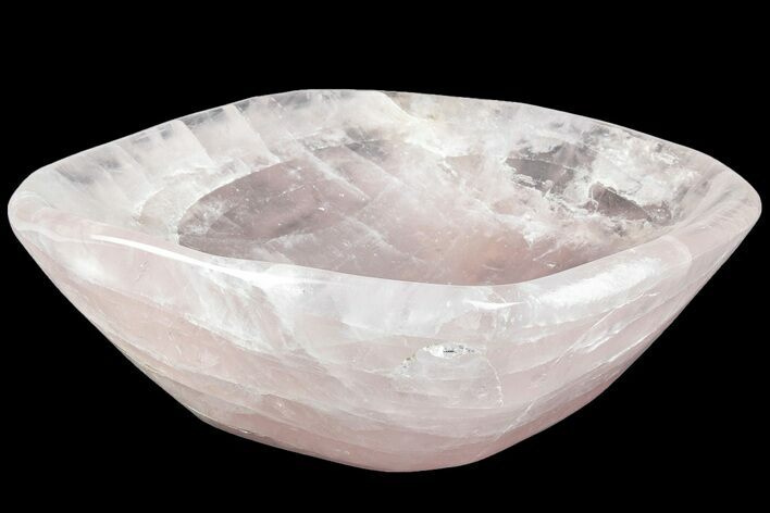 Polished Rose Quartz Bowl #227325